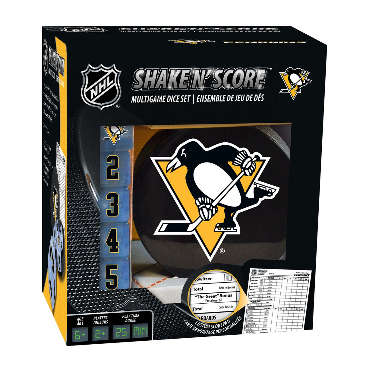 Pittsburgh Penguins Shake n' Score by MasterPieces Puzzle Company INC