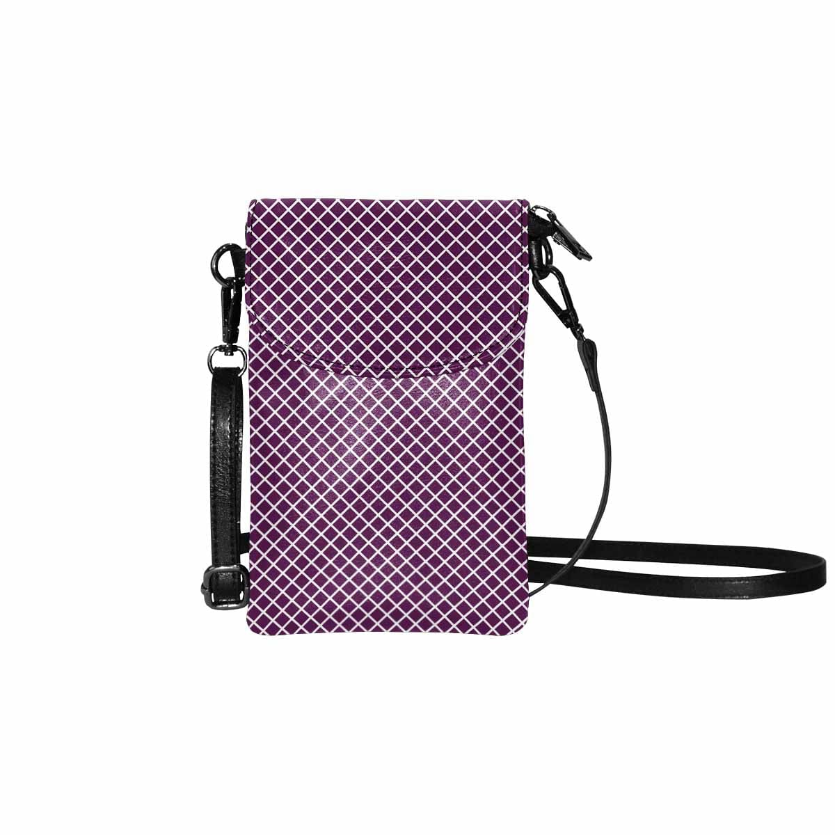 Crossbody Bag, Small Cell Phone Purse , Vibrant Style Print by inQue.Style