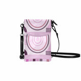 Crossbody Bag, Small Cell Phone Purse , Vibrant Style Print by inQue.Style