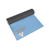 Ascend Yoga Mat Peanuts Snoopy Flower Blue Mat by Yune Yoga