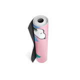 Ascend Yoga Mat Peanuts Snoopy Flower Blue Mat by Yune Yoga