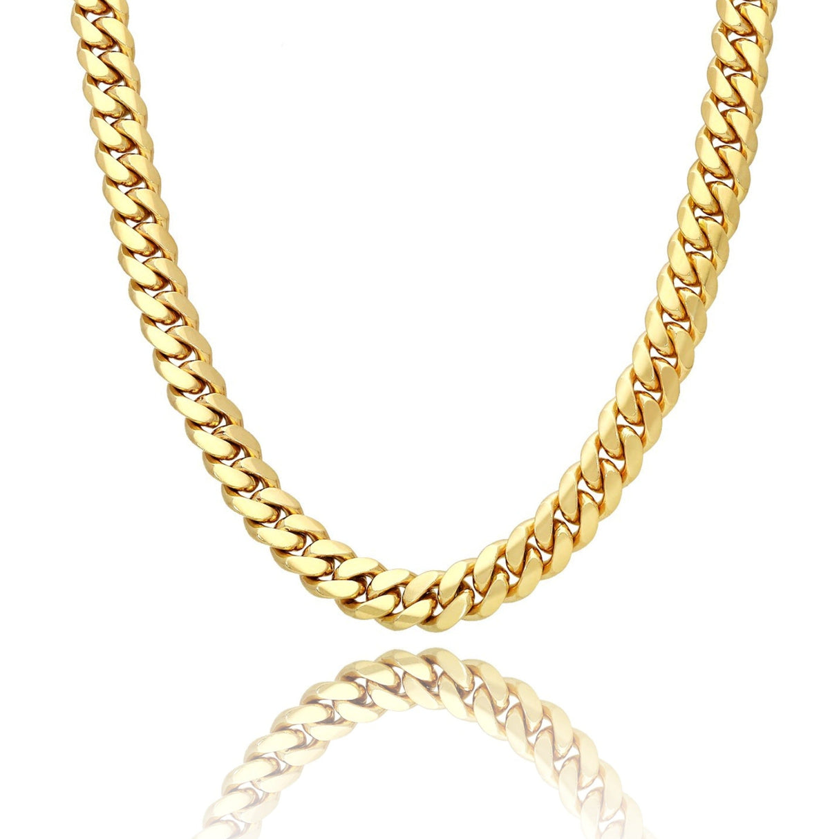 Solid 14K Gold Cuban Link Chain - 12MM by Bling Proud | Urban Jewelry Online Store