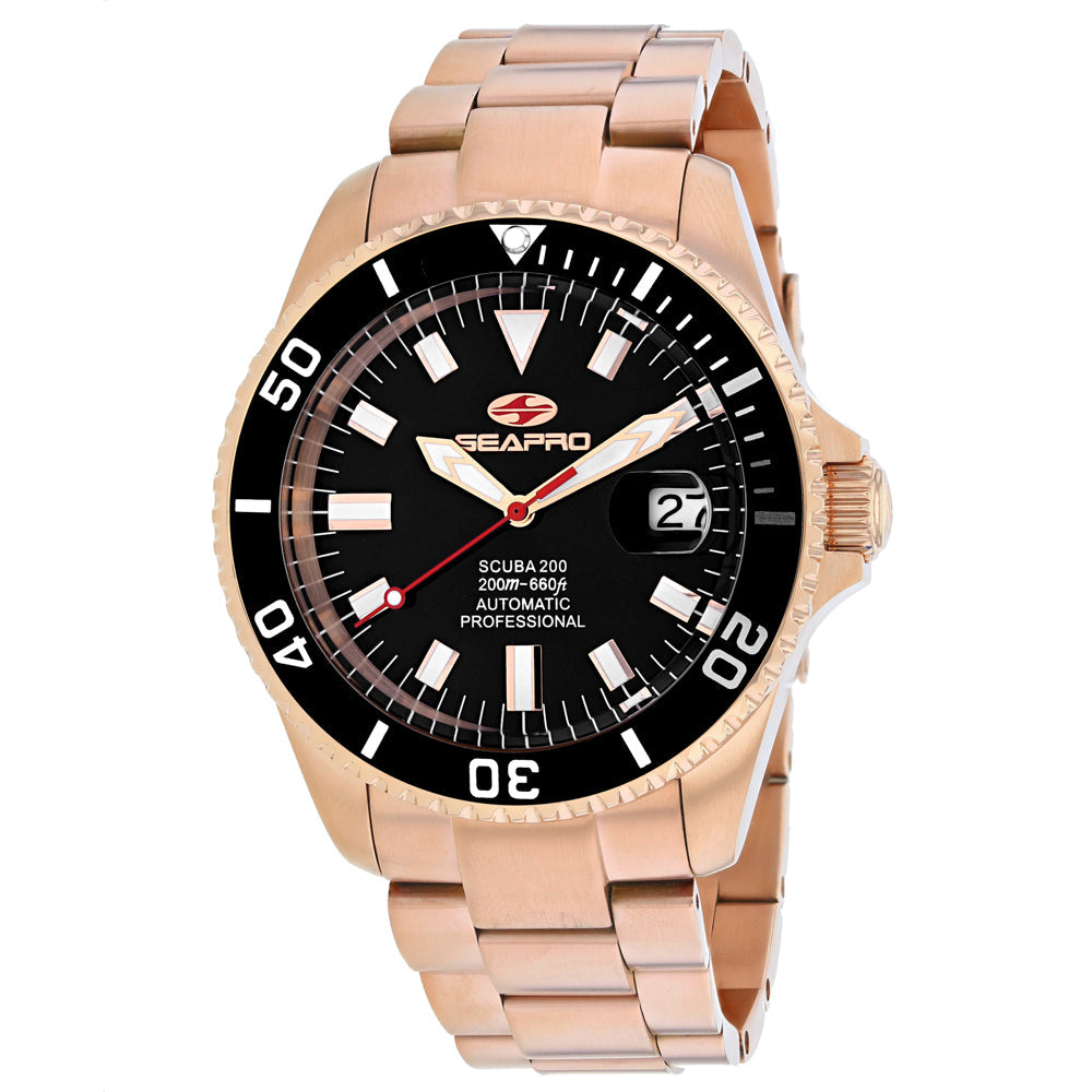 Seapro Men's Scuba 200 Black Dial Watch - SP4322 by Balec Group