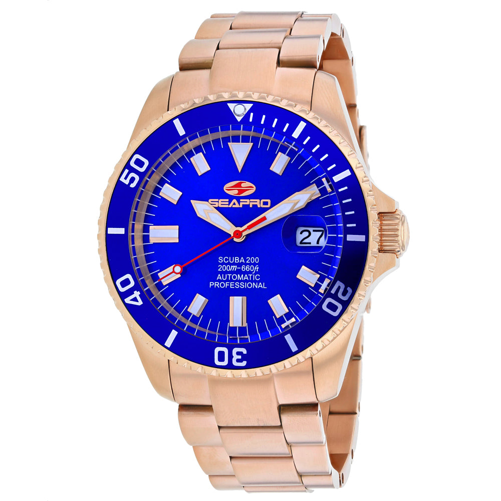 Seapro Men's Scuba 200 Blue Dial Watch - SP4324 by Balec Group