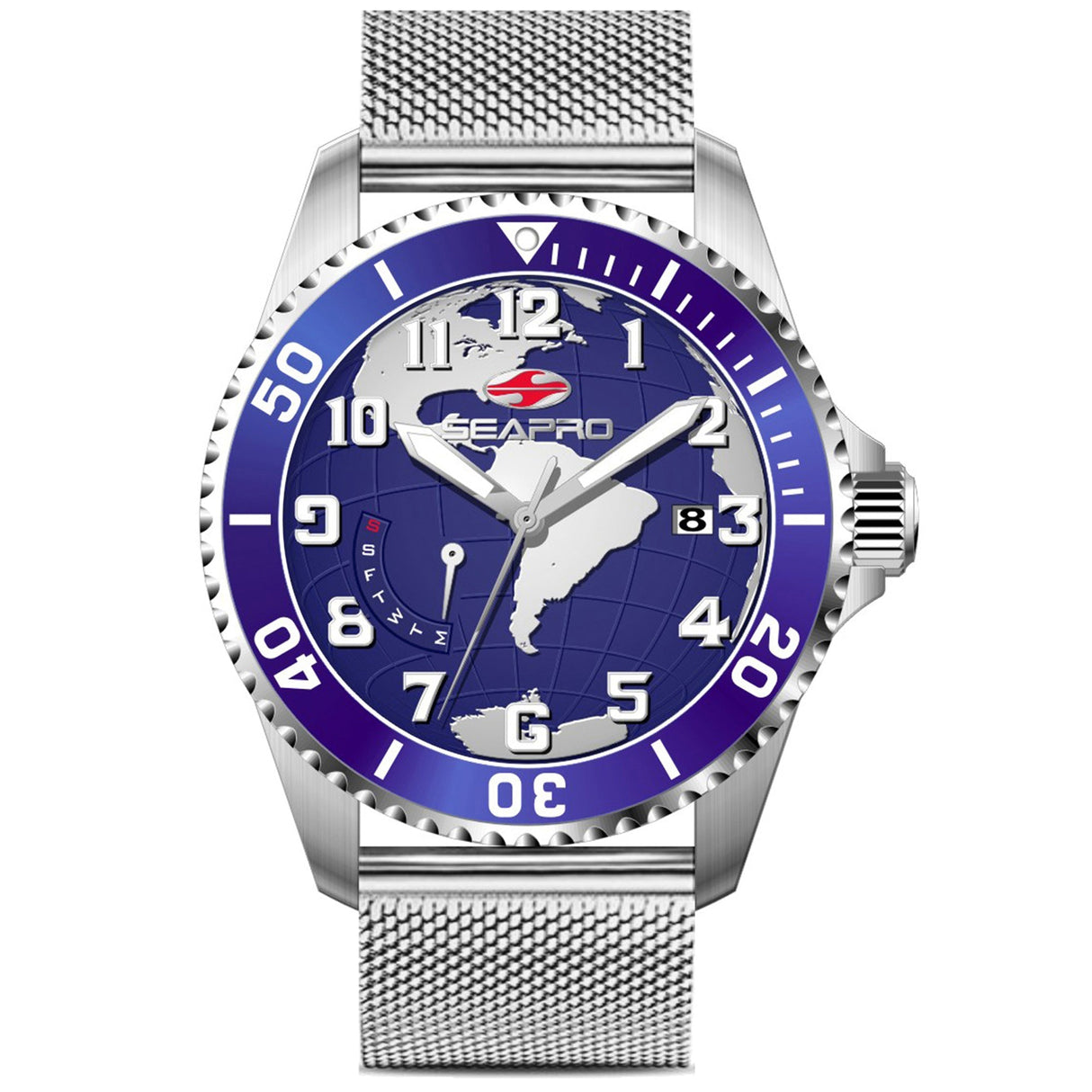 Seapro Men's Voyager Blue Dial Watch - SP4760 by Balec Group