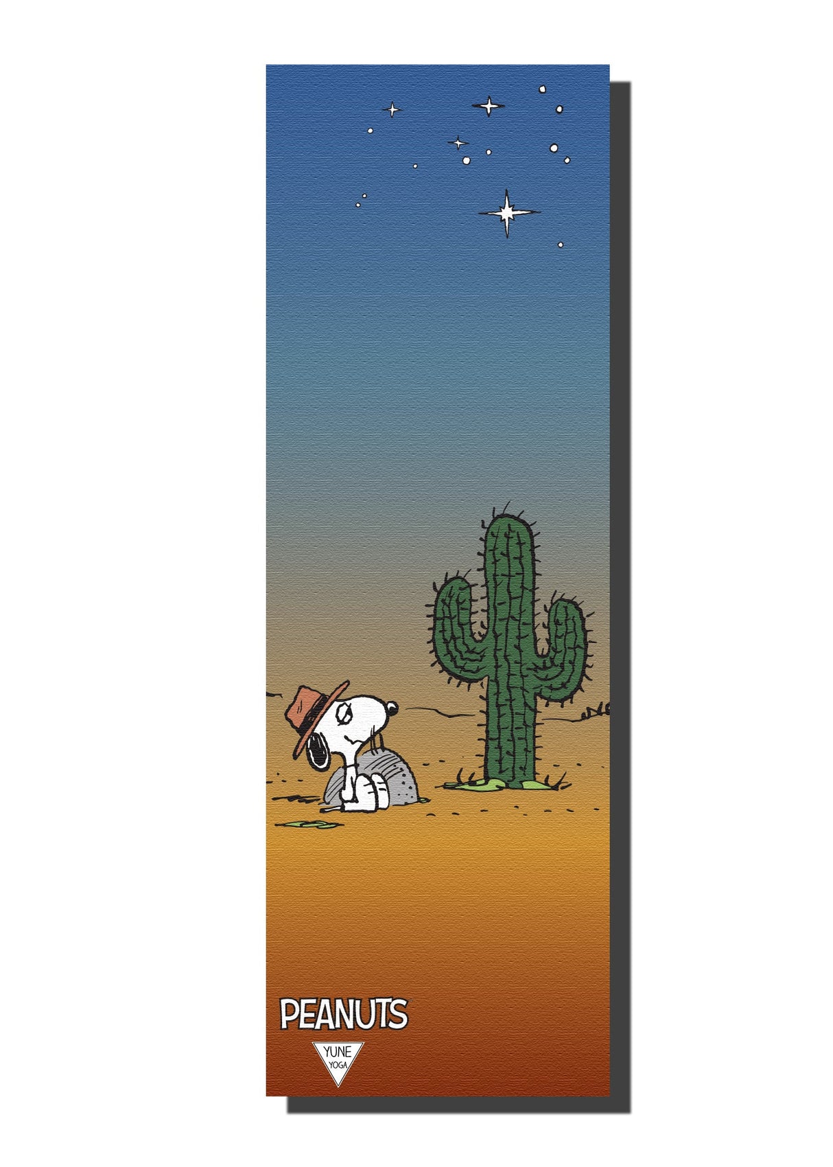 Ascend Yoga Mat Peanuts Snoopy Spike Desert Mat by Yune Yoga