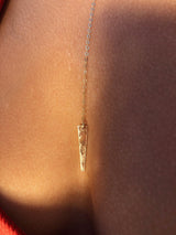 Dainty Lil Spike Lariat by Toasted Jewelry