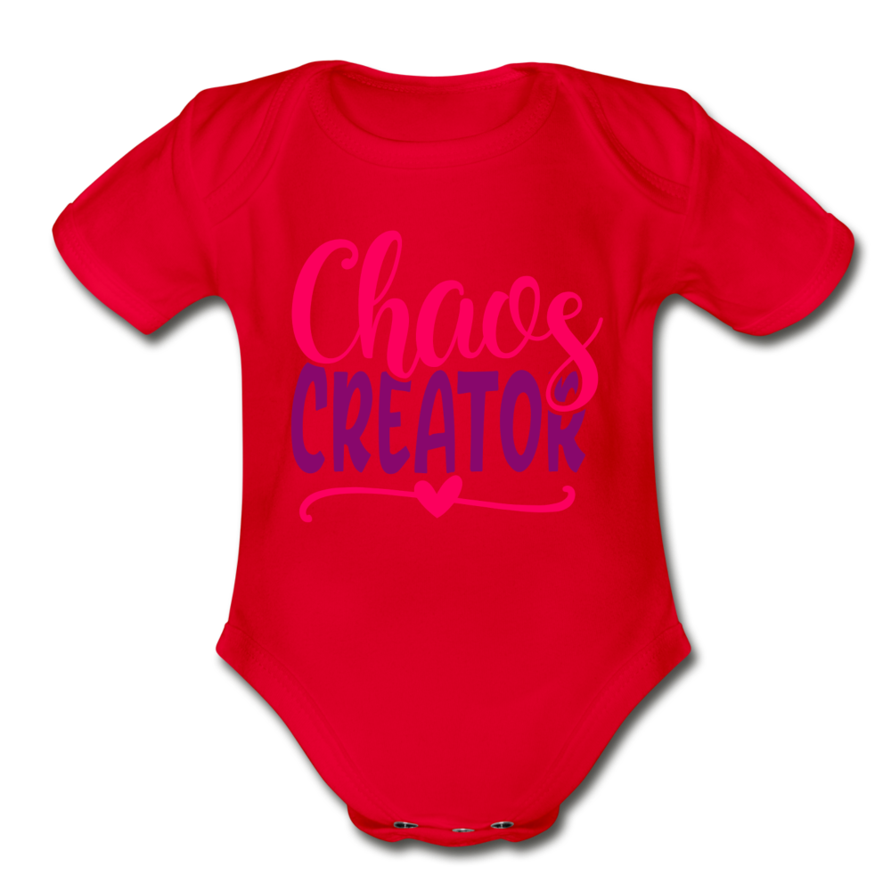 Chaos Creator Short Sleeve Baby Bodysuit by Tshirt Unlimited