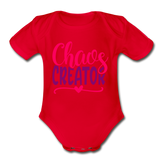 Chaos Creator Short Sleeve Baby Bodysuit by Tshirt Unlimited