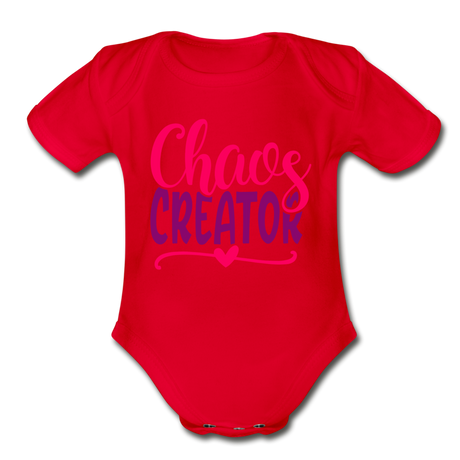 Chaos Creator Short Sleeve Baby Bodysuit by Tshirt Unlimited