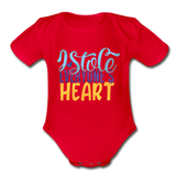 I stole everyone's Heart Short Sleeve Baby Bodysuit by Tshirt Unlimited