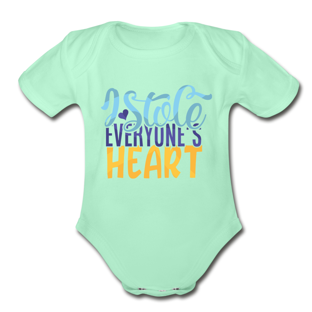 I stole everyone's Heart Short Sleeve Baby Bodysuit by Tshirt Unlimited