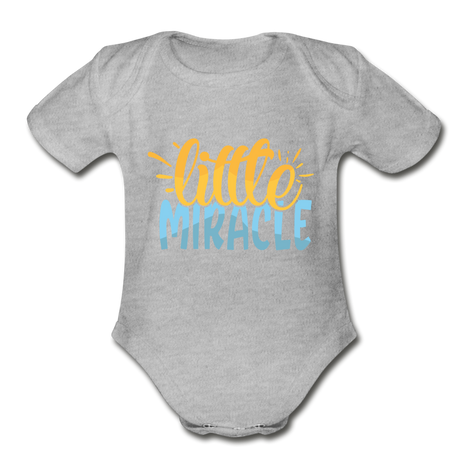 Little Miracle Baby Bodysuit by Tshirt Unlimited