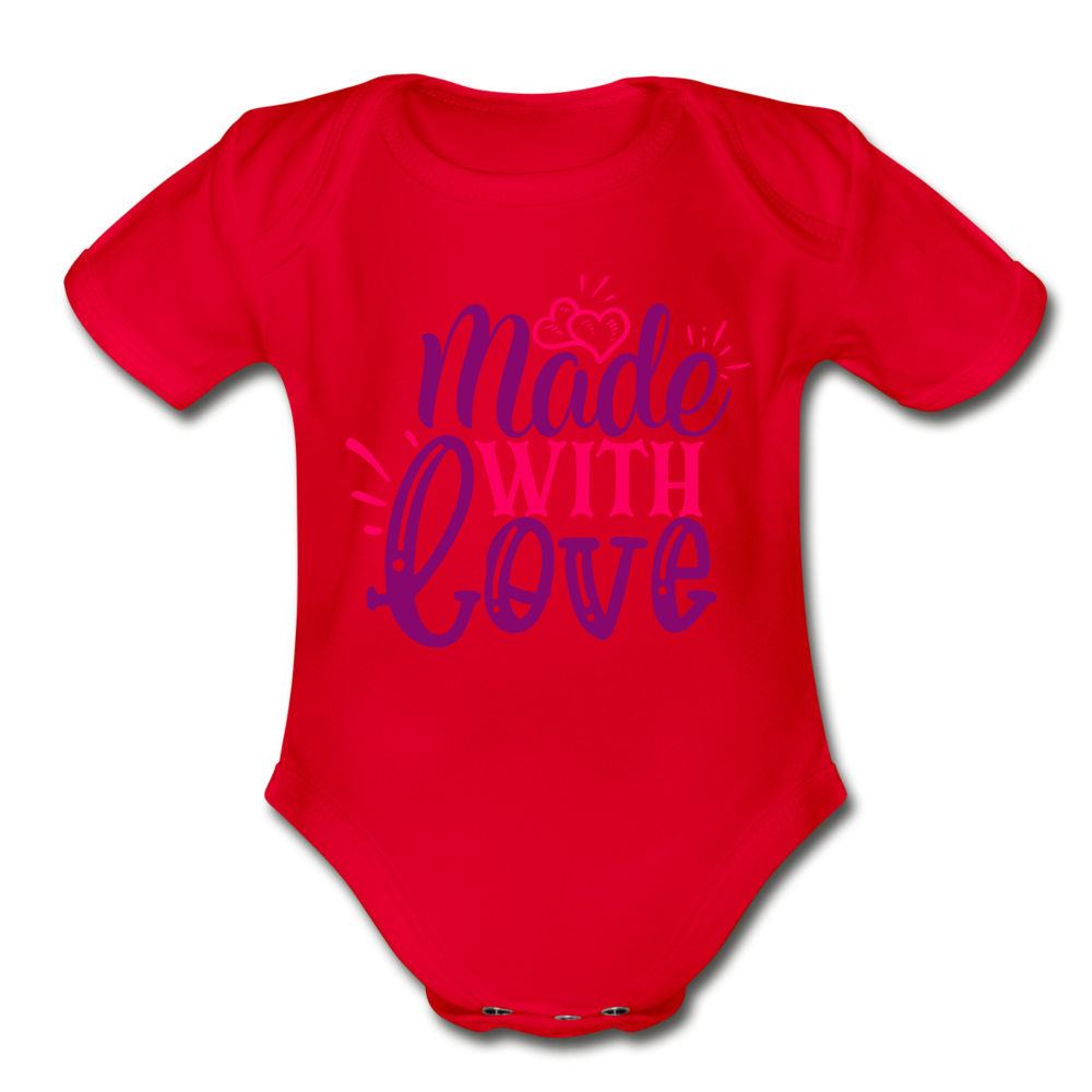 Made With Love Baby Bodysuit by Tshirt Unlimited