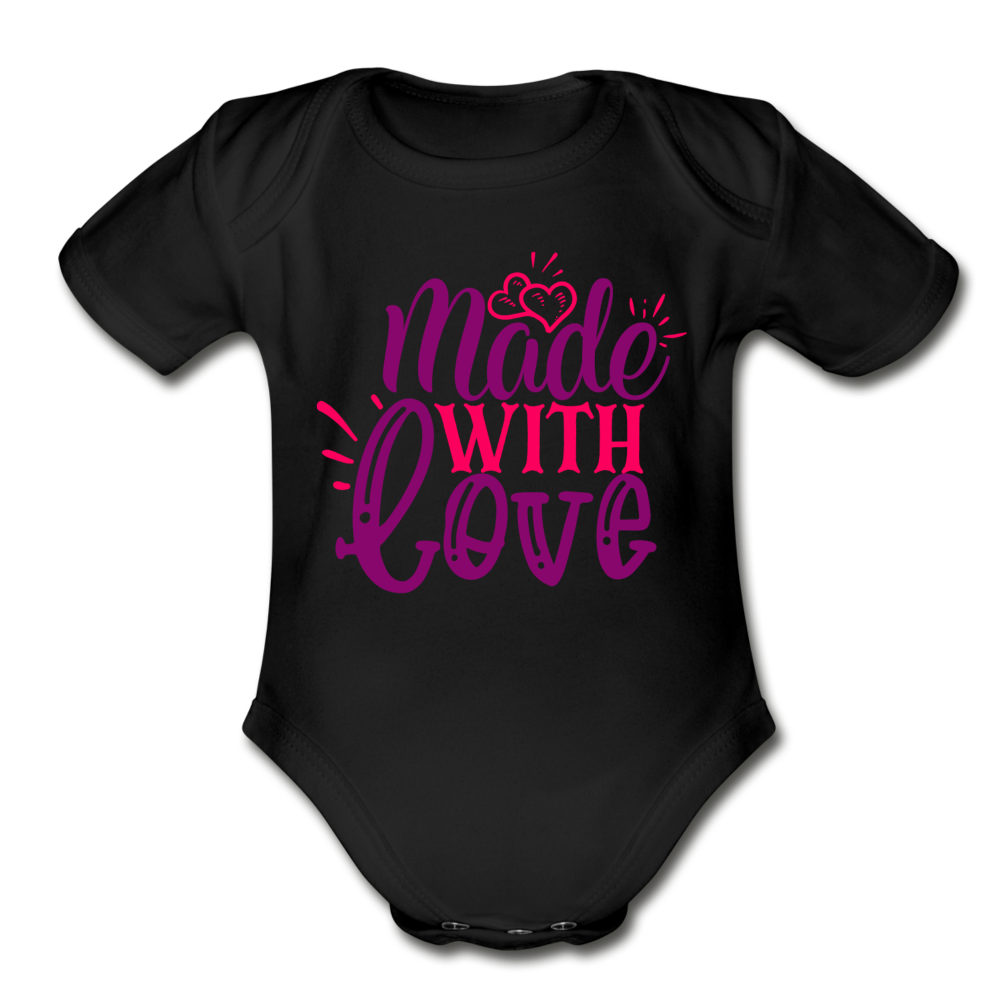 Made With Love Baby Bodysuit by Tshirt Unlimited