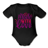 Made With Love Baby Bodysuit by Tshirt Unlimited