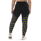 LGBTQ+ Libertarian Porcupine Sports Leggings by Proud Libertarian