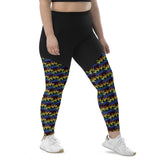 LGBTQ+ Libertarian Porcupine Sports Leggings by Proud Libertarian