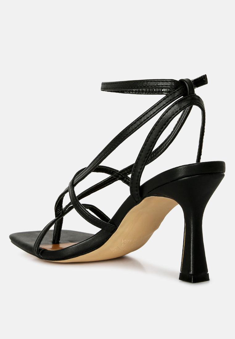 stalker strappy ankle strap sandals by London Rag