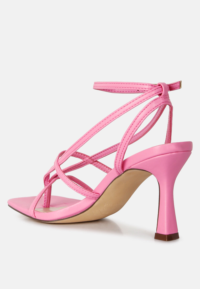 stalker strappy ankle strap sandals by London Rag