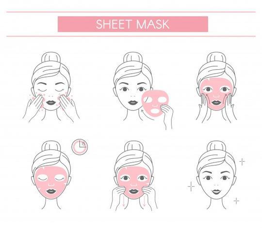 Infrared Sheet Mask [Hyaluronic Acid Rose Serum] by Dreambox Beauty