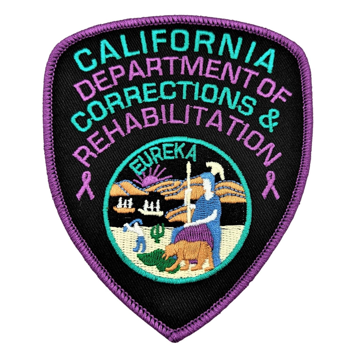 Suicide Awareness <br> CDCR Arm Patch by Custom Pins & Buckles