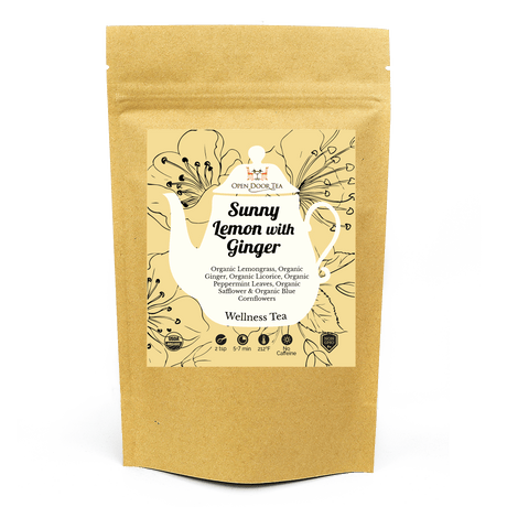 Sunny Lemon with Ginger by Open Door Tea CT