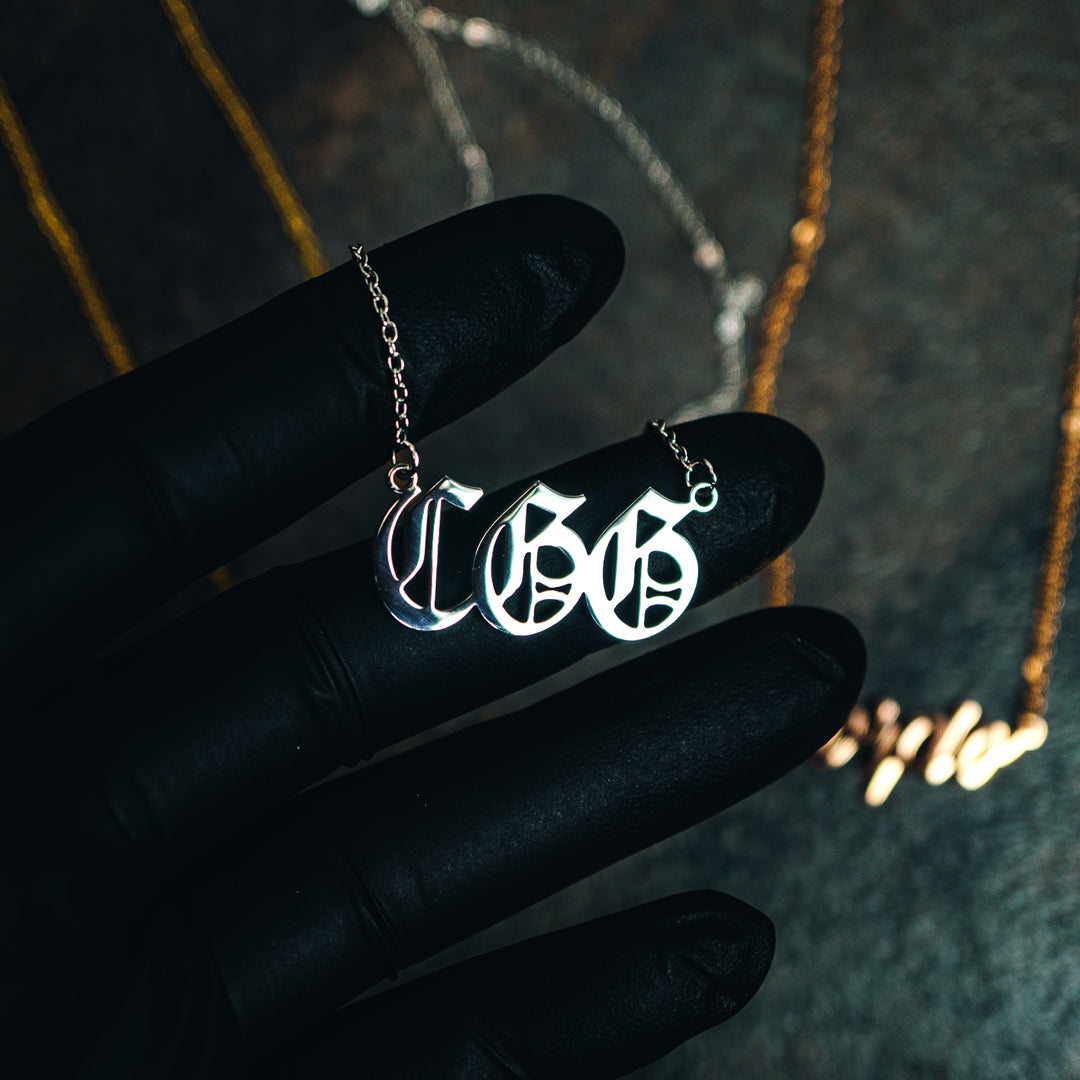 Custom Nameplate Pendant by Custom Gold Grillz