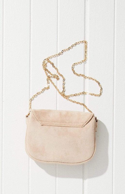 Surry Suede Mini Flap Bag Vegan Leather - Vysn