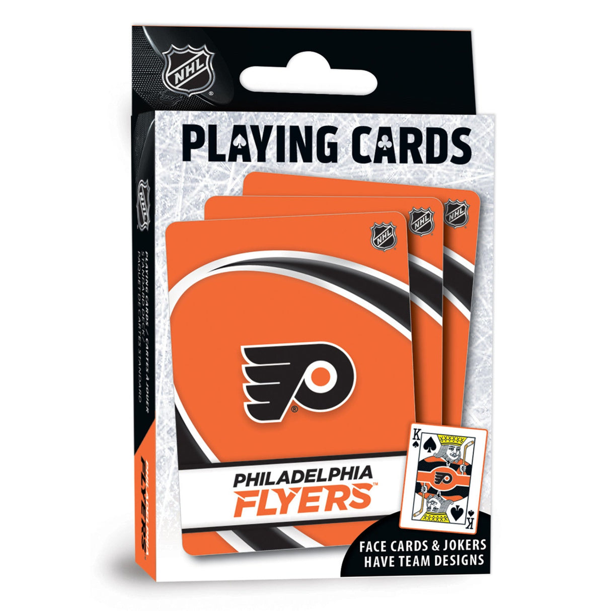 Philadelphia Flyers Playing Cards - 54 Card Deck by MasterPieces Puzzle Company INC