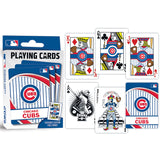 Chicago Cubs Playing Cards - 54 Card Deck by MasterPieces Puzzle Company INC