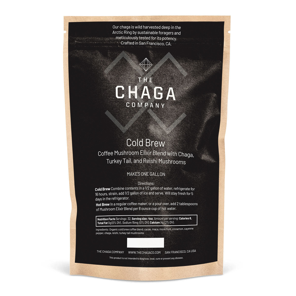 Chaga Coffee Grounds - Cold Brew by The Chaga Company