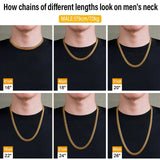 The Golden Age® - 8mm Miami Cuban Link Chain 18K Gold Plated by Bling Proud | Urban Jewelry Online Store