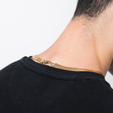 The Kukulcan Serpent® - 925 Sterling Silver Herringbone Snake Chain 14K Gold Plated by Bling Proud | Urban Jewelry Online Store