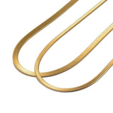 The Kukulcan Serpent® - 925 Sterling Silver Herringbone Snake Chain 14K Gold Plated by Bling Proud | Urban Jewelry Online Store