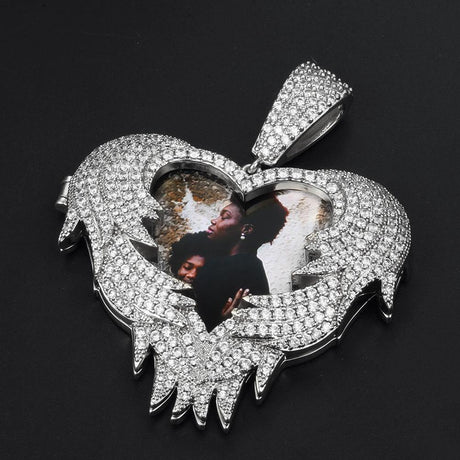 THE PROTECTIVE ANGEL® - Custom Openable Photo Pendant by Bling Proud | Urban Jewelry Online Store