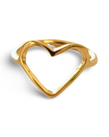 Heart Shaped Ring by The Urban Charm by The Urban Charm