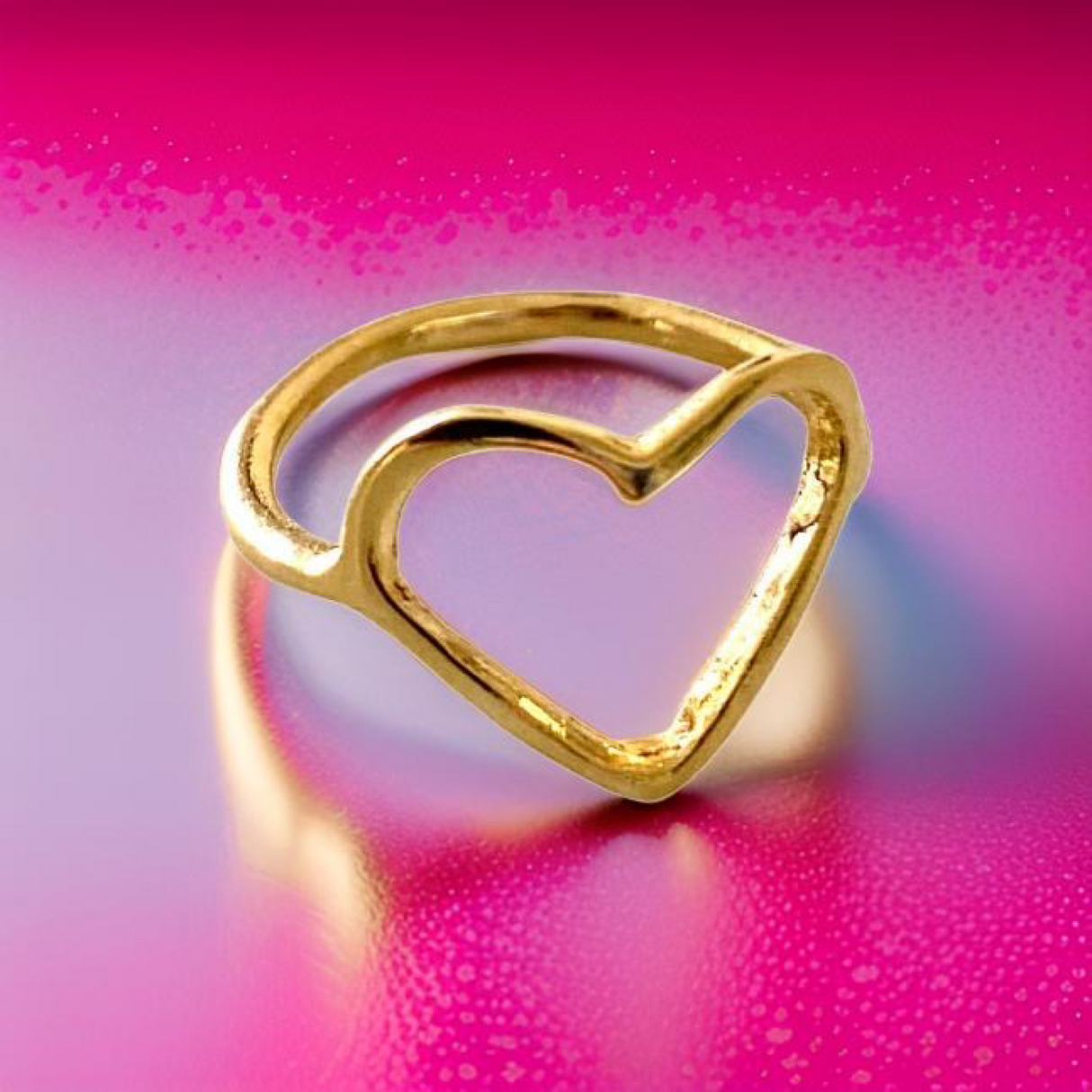 Heart Shaped Ring by The Urban Charm by The Urban Charm