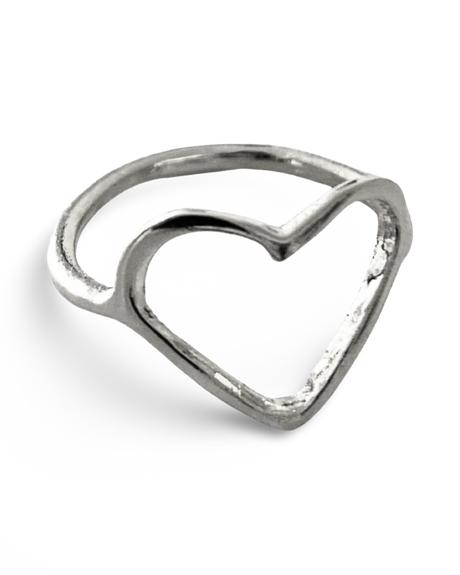 Heart Shaped Ring by The Urban Charm by The Urban Charm