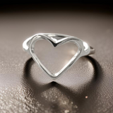 Heart Shaped Ring by The Urban Charm by The Urban Charm