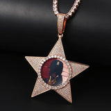 THE WALK OF FAME® - Custom Iced Out Star Photo Pendant by Bling Proud | Urban Jewelry Online Store