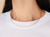 Thin Snake Gold Filled Chain by Little Sky Stone