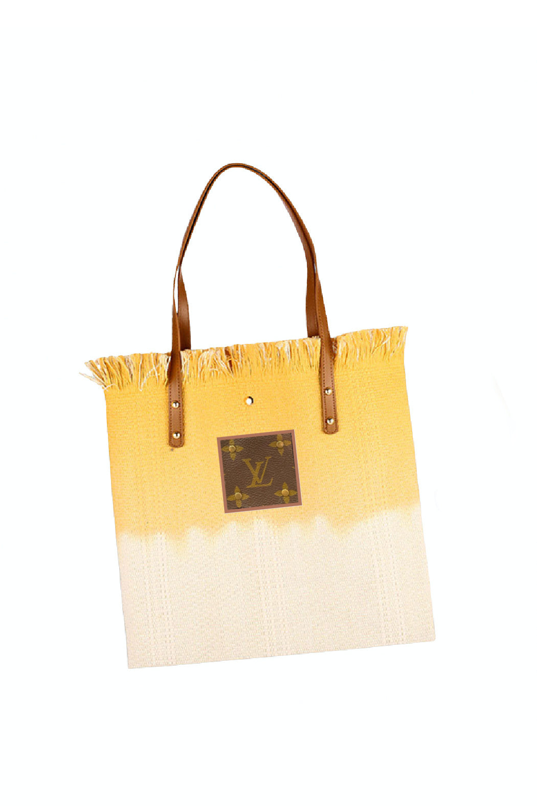 Upcycled Tie-dye Color-block Tote by Embellish Your Life