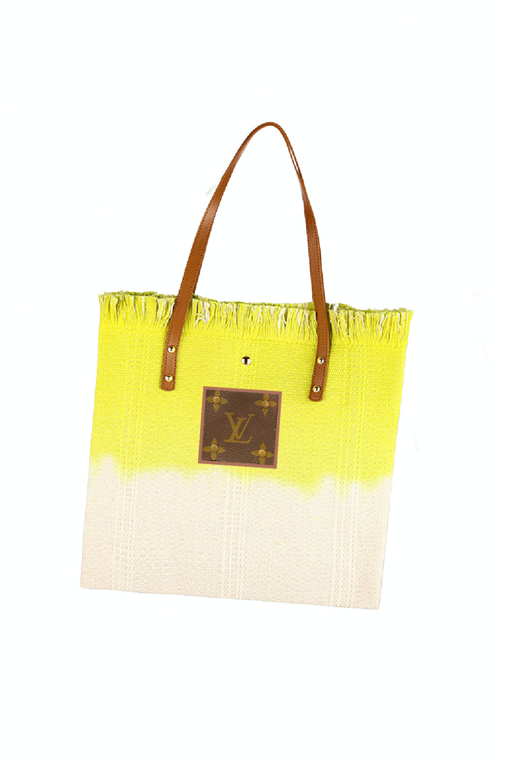 Upcycled Tie-dye Color-block Tote by Embellish Your Life