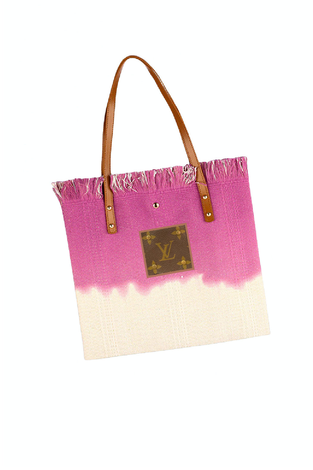 Upcycled Tie-dye Color-block Tote by Embellish Your Life