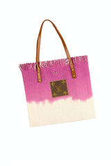 Upcycled Tie-dye Color-block Tote by Embellish Your Life