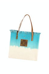 Upcycled Tie-dye Color-block Tote by Embellish Your Life