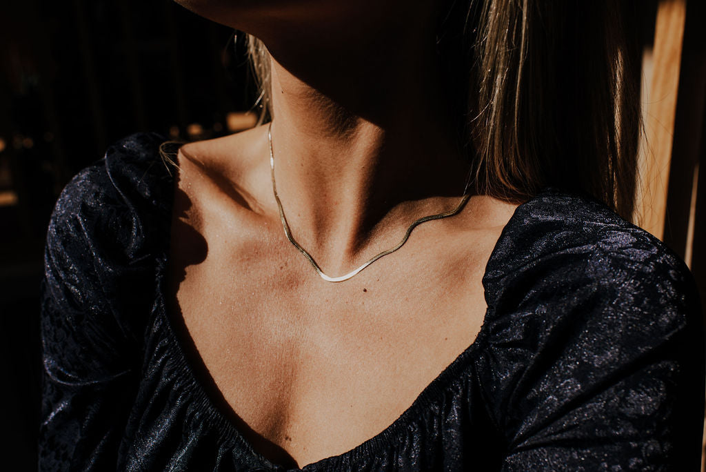 Herringbone Chain by Toasted Jewelry