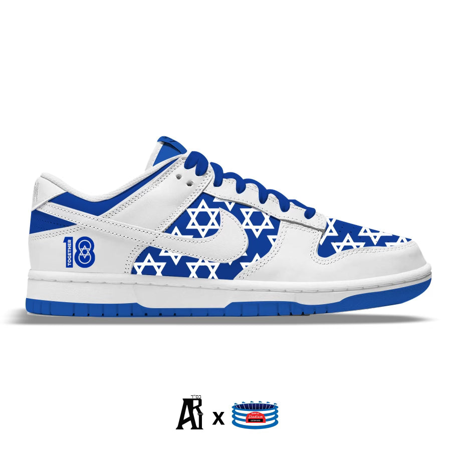 "Together18" Nike Dunk Low Shoes by Stadium Custom Kicks