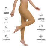 Women's Tropical Drift Wood Yoga Leggings by Tropical Seas Clothing